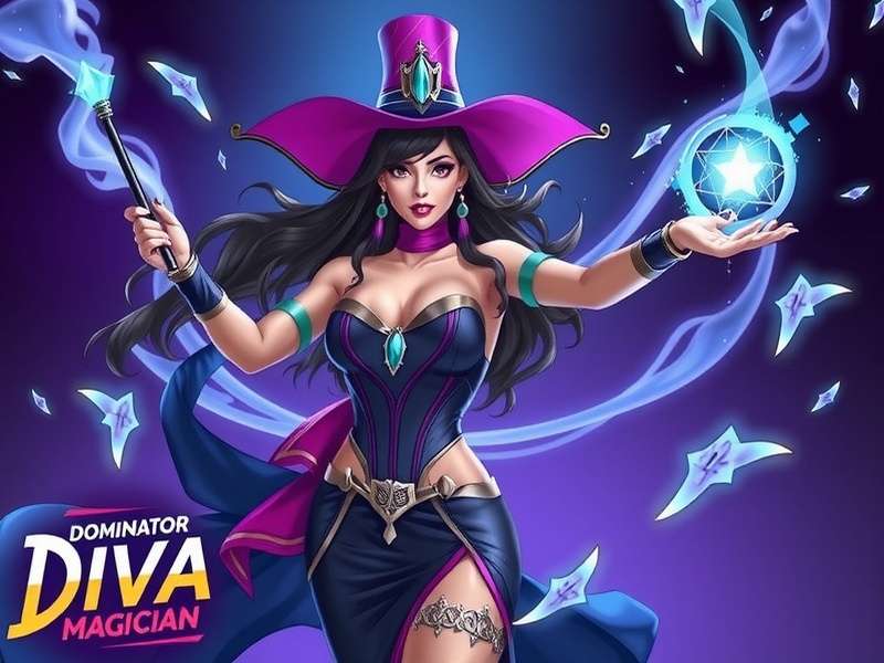 Dominator Diva Magician Game Banner